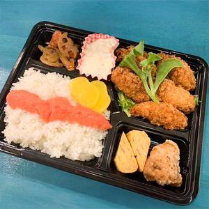 明太カキフライ弁当