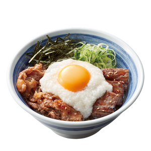 月見とろろ 【二種盛り】カルビとハラミ丼(大)