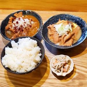 Wもつ煮弁当(もつ煮・カレーもつ煮)