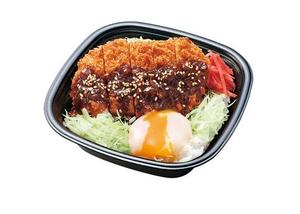 月見みそメンチカツ丼