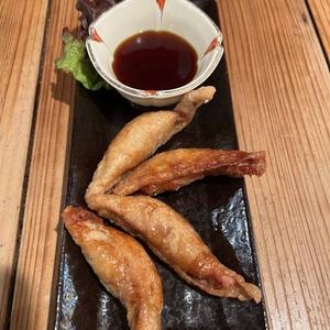 鶏皮餃子