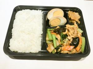 きくらげ豚肉卵炒め弁当