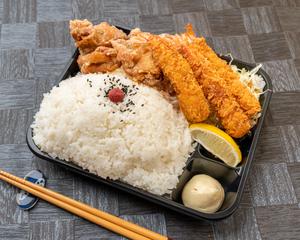 1キロからあげ＆エビフライ弁当