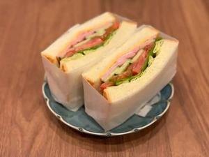 ハムチーズ野菜サンドセット