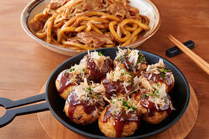 なみえ焼きそばセット ~選べる！やっちゃんたこ焼きor明石焼き