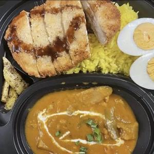 ポークカツカレー / Pork Cutlet Curry Lunch Box