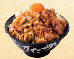 伝説のすた丼屋 唐揚げ合盛りすた丼