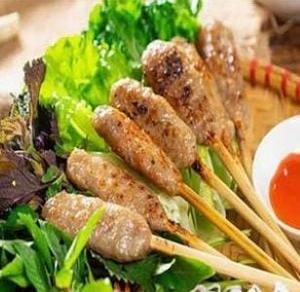 ベトナムのハム焼肉Nem Lui