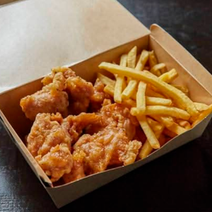 なるとキッチン にんにくももザンギバスケット