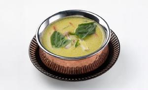 タイグリーンカレー ライスのセット