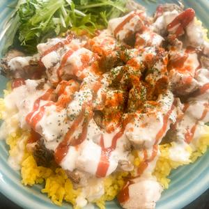 ジャークチキンポークオーバーライスMIX