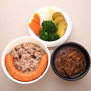 博多ハヤシライスセット+ソーセージ