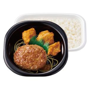 ほっともっと 和風オニオンソースハンバーグ＆から揚弁当