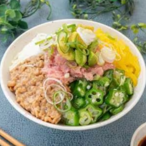 ネギトロとアボカドねばとろ丼