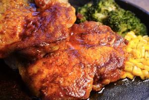 【人気No.2】レッドホットダブルチキンステーキ弁当  Double Red Hot Chicken Steak Box