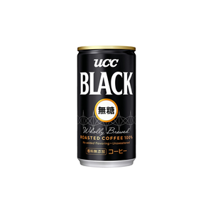 UCC ブラック無糖 缶コーヒー 185ml