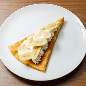 バナナとカスタードホイップ