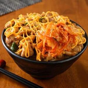 キムチチーズガーリックヤンニョム鶏丼 Regular Portion Kimchi Garlic Yangnyeom Chicken Rice Bowl