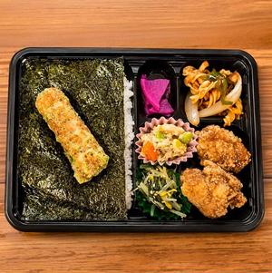 唐揚げのり弁当