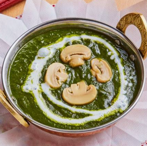 サグマッシュルームカレー Saag Mushroom Curry