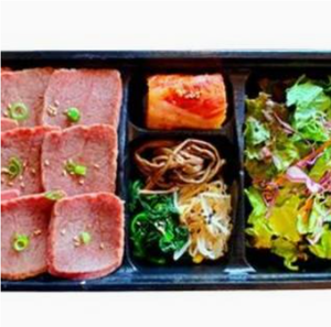 厳選黒毛和赤身弁当1.5倍(肉150g)