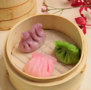 三色海老蒸し餃子