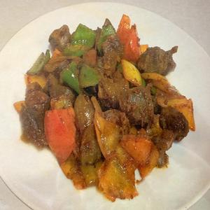 砂肝のスパイシー炒め