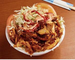 チキン&ビーフケバブ丼 Chickin & Beef Kebab Bowl