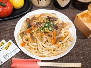 牛ホルモンうどん