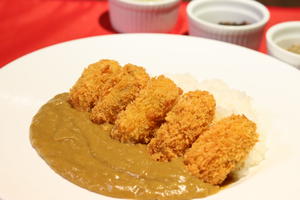 かきフライかれー