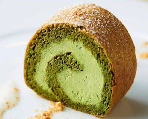 然抹茶ロールケーキ