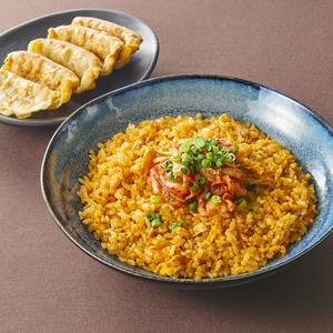 キムチチャーハン 揚げ餃子(5個)セット