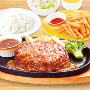 【940】手ごねハンバーグ弁当 ポテト＆コーンスープセット