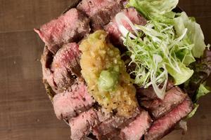 わさびおろしぽん酢ハラミステーキ丼(150g)Wasabi Oroshiponzu Harami Bowl