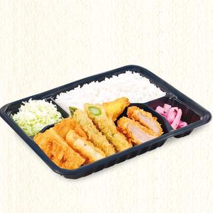 熟成ヒレかつと野菜フライ弁当 Aged Pork Fillet Cutlet + Fried Veggies Combo Meal