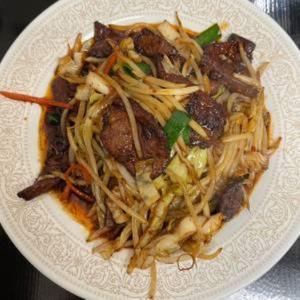 中華味噌レバ野菜炒め