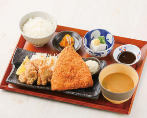 アジから定食タルタル添え