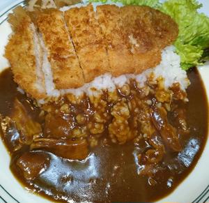 牛スジとんかつカレー