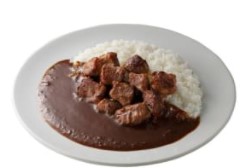 サイコロステーキカレー