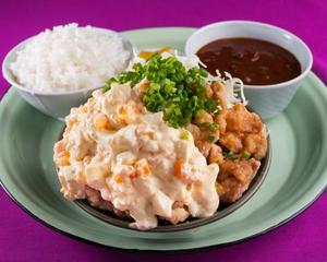 チキン南蛮ダブルハヤシライスセット