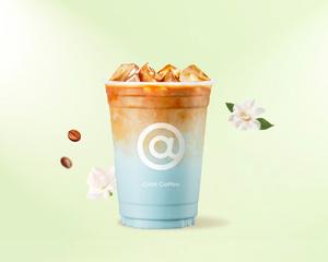 cotti coffee ブルーのジャスミンラテ