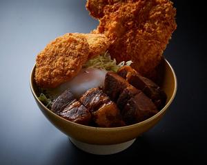 豚バラ角煮ヒレカツ丼