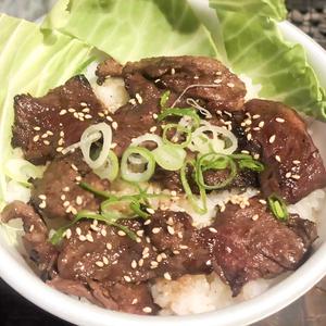 韓国のり ハラミ丼