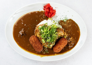 牛すじねぎカニクリームカレー