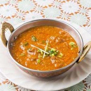 マトンカレー+ナン Mutton curry + Nan