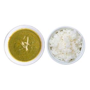 D.ほうれん草カレーライスセット(D.spinach curry Rice set)