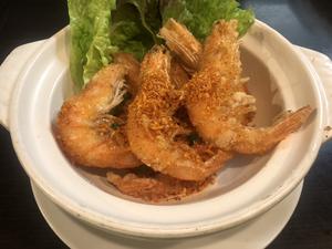 海老の塩まぶし炒め(Tm rang mui)