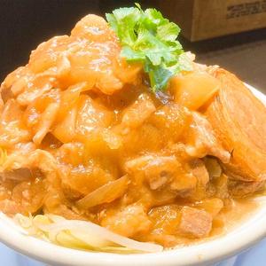 豚の生姜焼き二郎系まぜそば