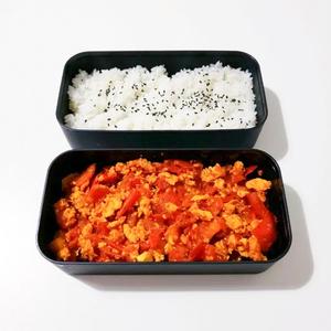 西柿炒蛋便当  トマトと卵の弁当