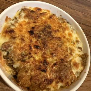 焼きチーズキーマ